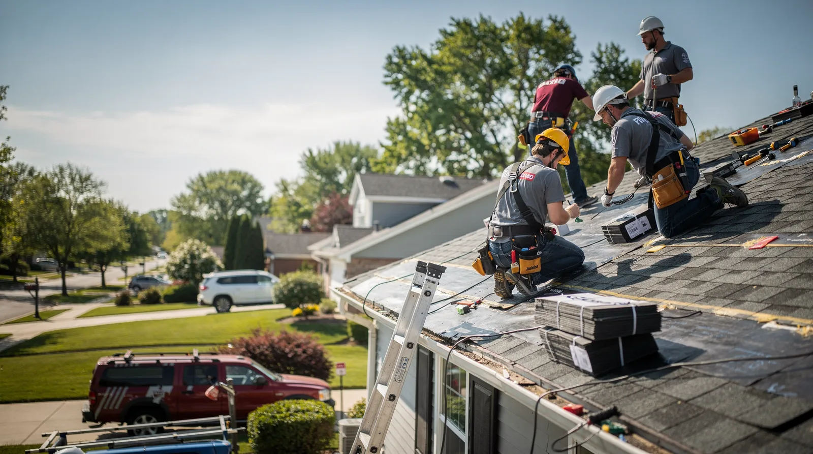 Roof Repair in Saint David, IL around you